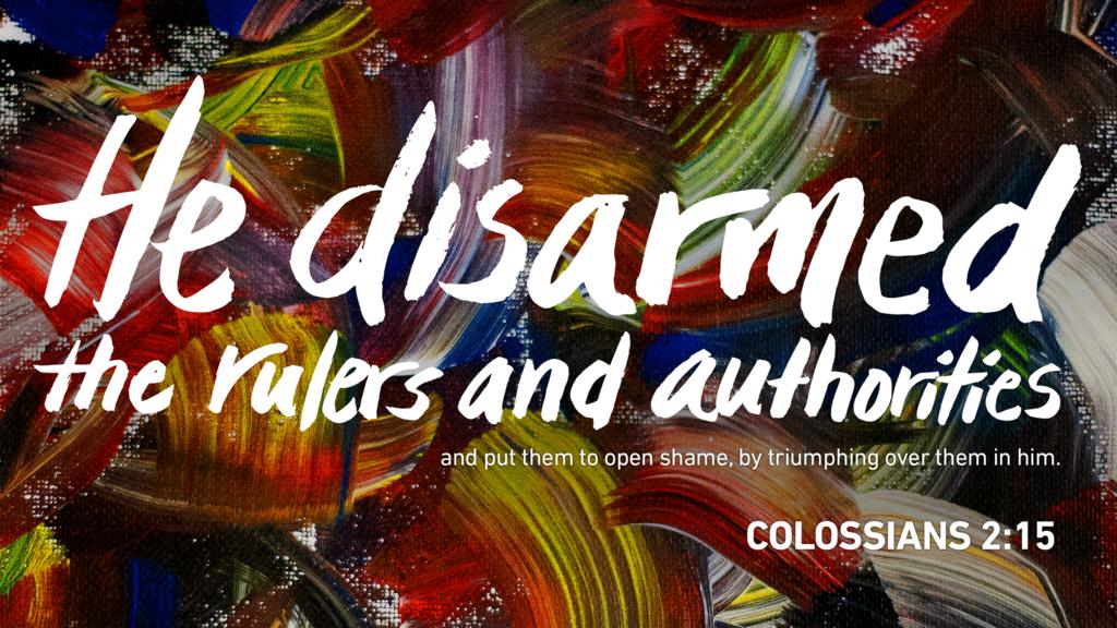 colossians 2 vs 14 15