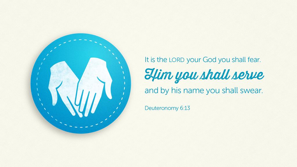 Deuteronomy 6:13 large preview
