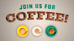 Join Us For Coffee Bevel  PowerPoint Photoshop image 1