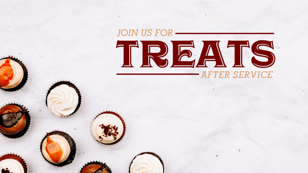 Join Us For Treats After Service large preview