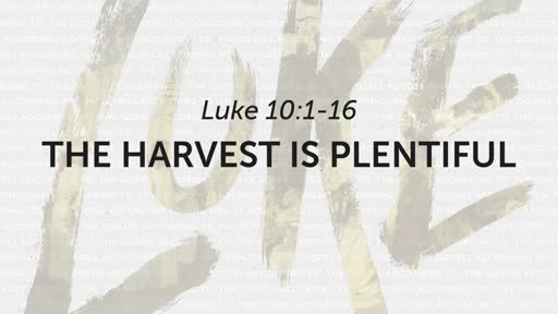 9/8/2019 The Harvest Is Plentiful