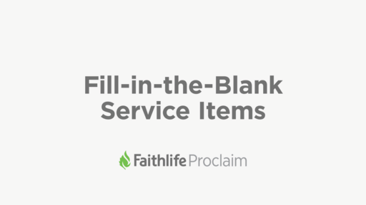 Engage With Your Church Using Fill in the Blank Questions - Proclaim Monday Minute