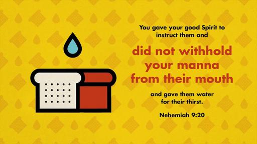 Nehemiah 9:20