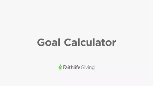 Goal Calculator For Members