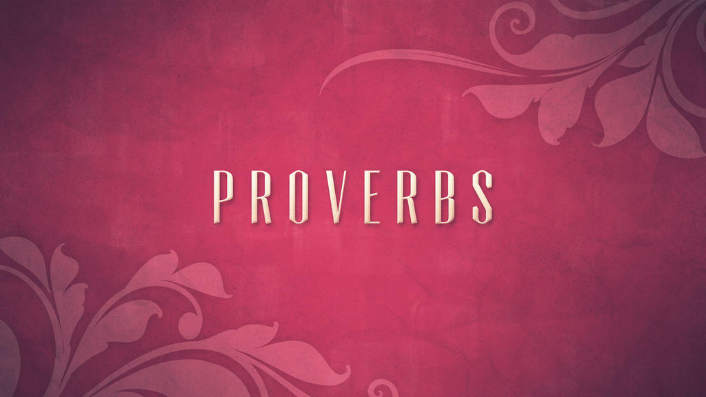 Proverbs large preview