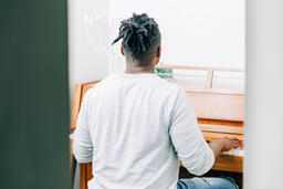 Man Playing Piano  image 1