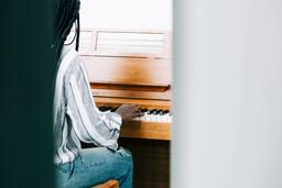 Woman Playing Piano  image 2