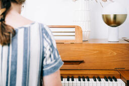 Woman Playing Piano  image 1