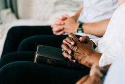 Small Group Members Praying  image 1