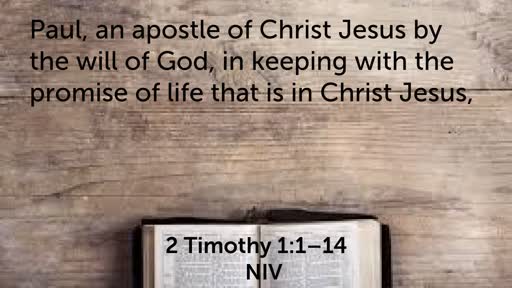 2 Timothy series part 1
