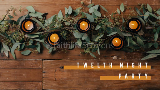 Twelfth Night Party Candle