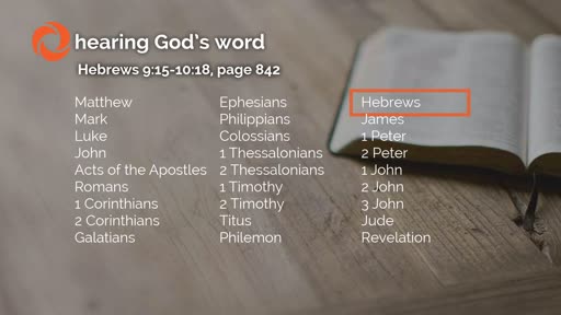 Hebrews 9:15-10:18 - Dan Anderson