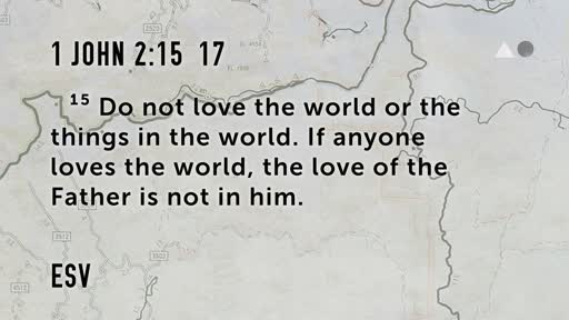 Love God, not the World