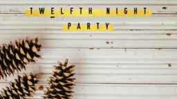 Twelfth Night Party Pinecone  PowerPoint Photoshop image 4