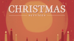 Christmas Services Red Candle  PowerPoint image 4