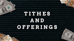 Tithes And Offering Cash  PowerPoint image 1