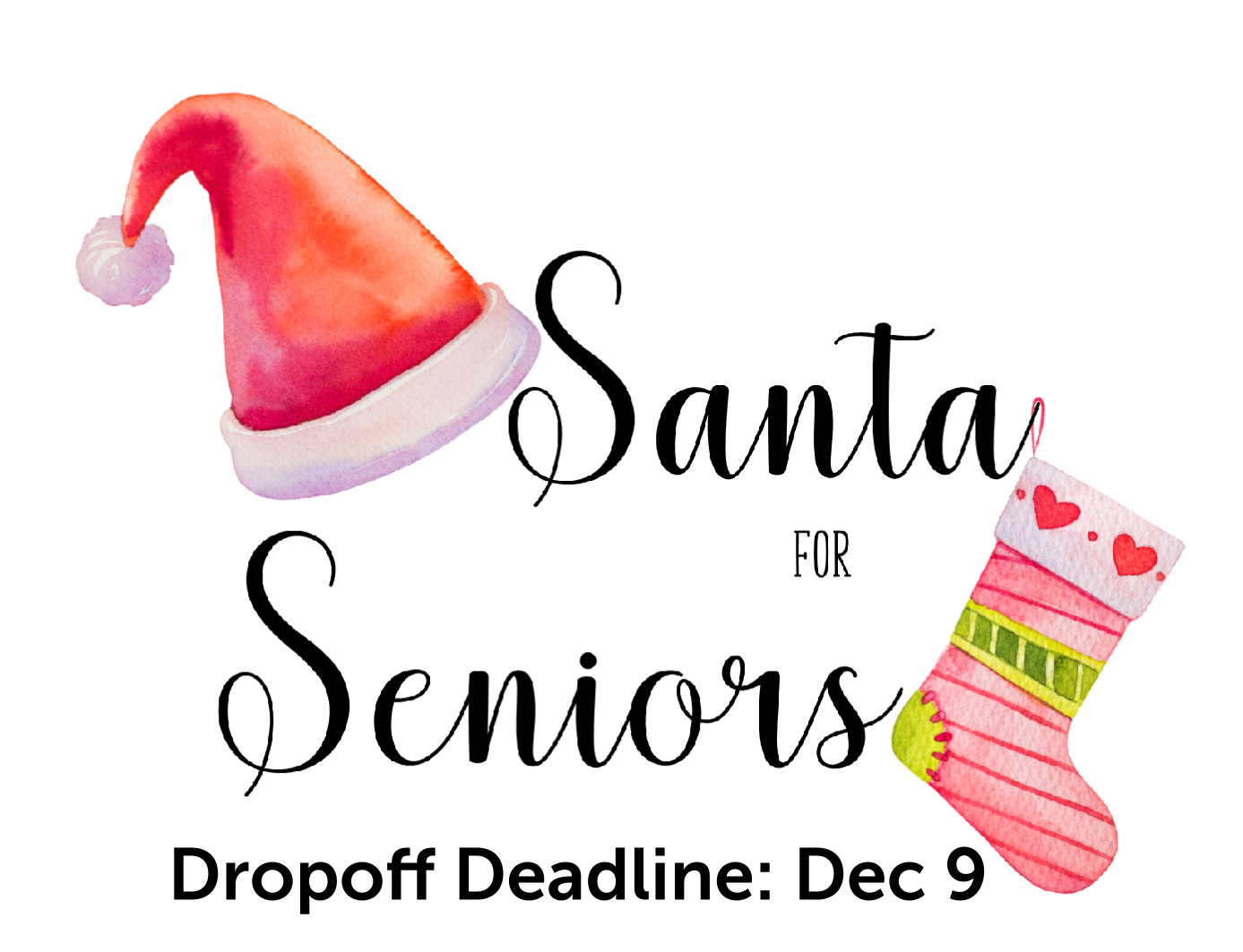 Santa For Seniors Poster
