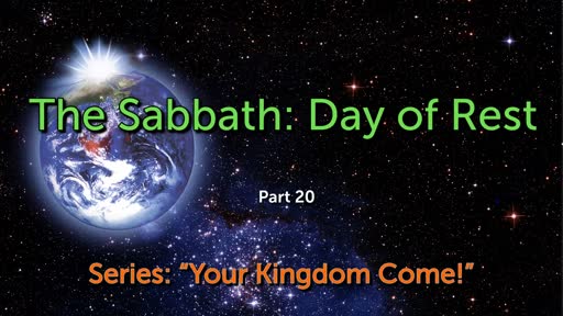 The Sabbath: Day of Rest