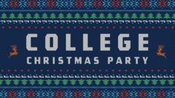 College Christmas Party  PowerPoint image 1