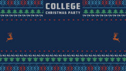 College Christmas Party  PowerPoint image 4