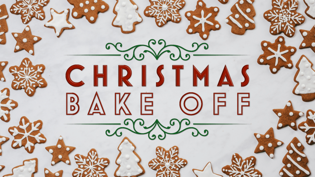 Christmas Bake Off Graphics for the Church