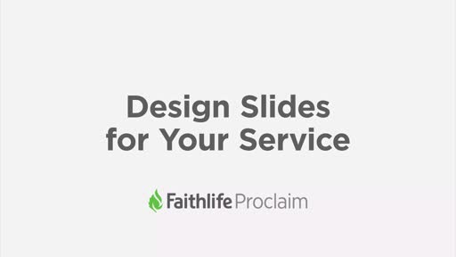 Design Slides For Your Service