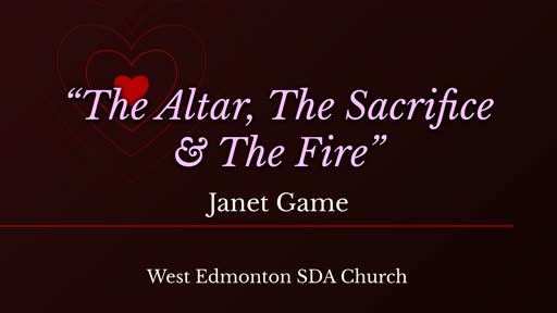 The Altar, The sacrifice & The fire