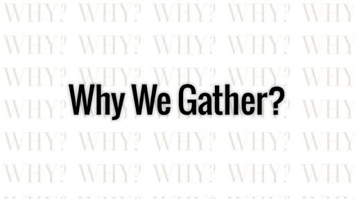 Why We Gather?