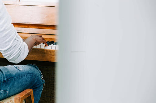 Man Playing Piano