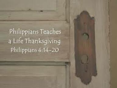 Phillipians 4:14-20
