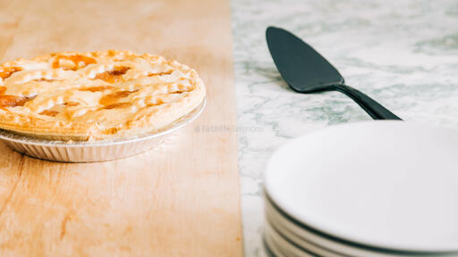 Apple Pie and Dessert Plates