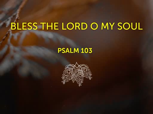 November 24, 2019 - Bless The Lord O My Soul