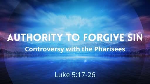 Authority to Forgive Sin