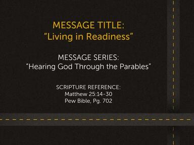 Hearing God Through The Parables
