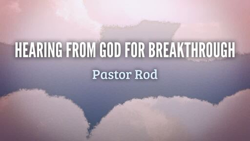 Hearing from God for breakthrough