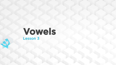 Vowels
