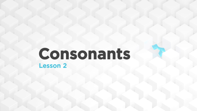 Consonants with Multiple Sounds and Forms