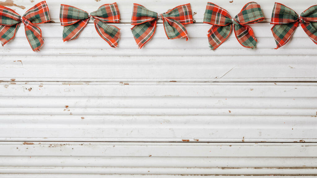 Plaid Christmas Bows large preview