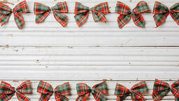 Plaid Christmas Bows  image 3