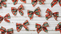 Plaid Christmas Bows  image 4