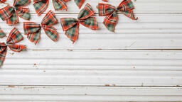 Plaid Christmas Bows  image 5