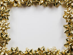 Gold Christmas Bows  image 7