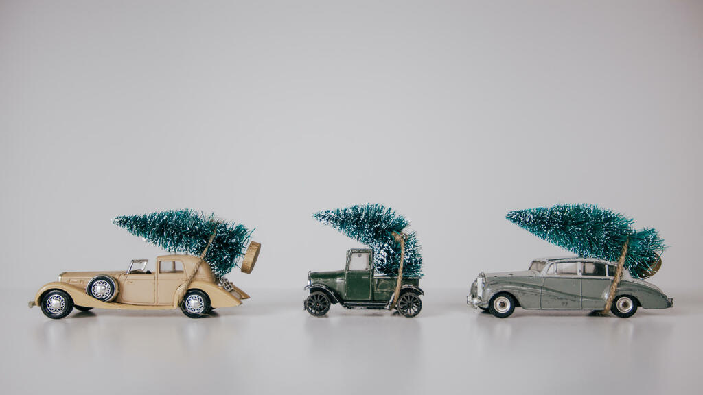 Toys Cars Hauling Christmas Trees large preview
