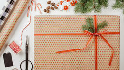 Wrapping a Christmas Present  image 1