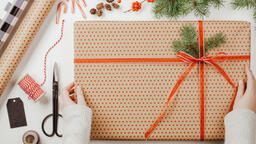 Wrapping a Christmas Present  image 3