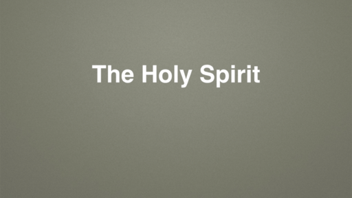 The Holy Spirit