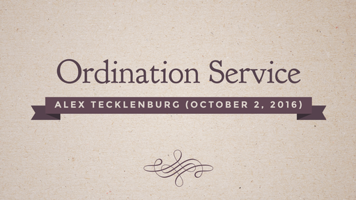 Ordination October 2, 2016