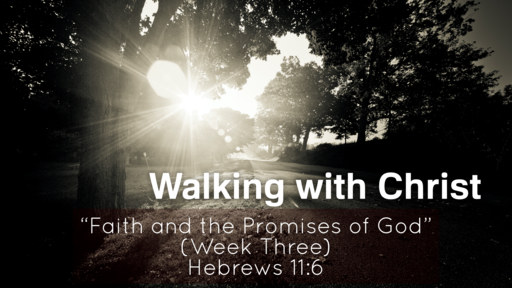 Walking with Christ "Knowing God's Will" (Week Four)