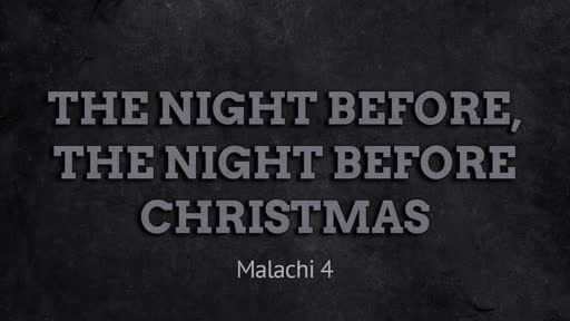 The Night Before, The Night Before Christmas