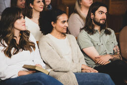 Congregation Members Listening During Church Service  image 3